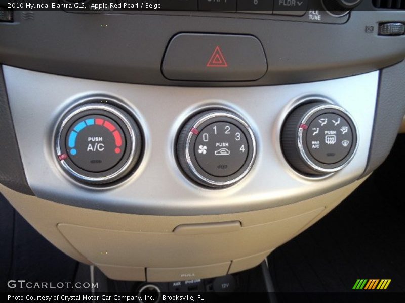 Apple Red Pearl / Beige 2010 Hyundai Elantra GLS