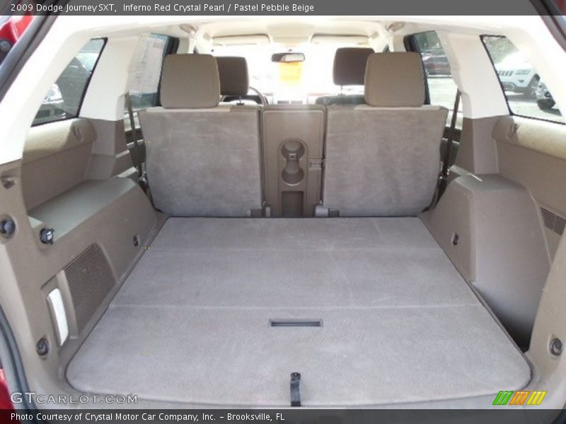 Inferno Red Crystal Pearl / Pastel Pebble Beige 2009 Dodge Journey SXT