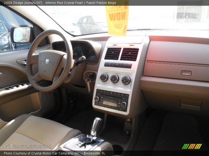 Inferno Red Crystal Pearl / Pastel Pebble Beige 2009 Dodge Journey SXT