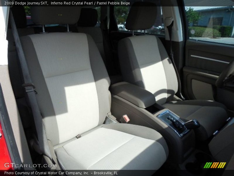 Inferno Red Crystal Pearl / Pastel Pebble Beige 2009 Dodge Journey SXT