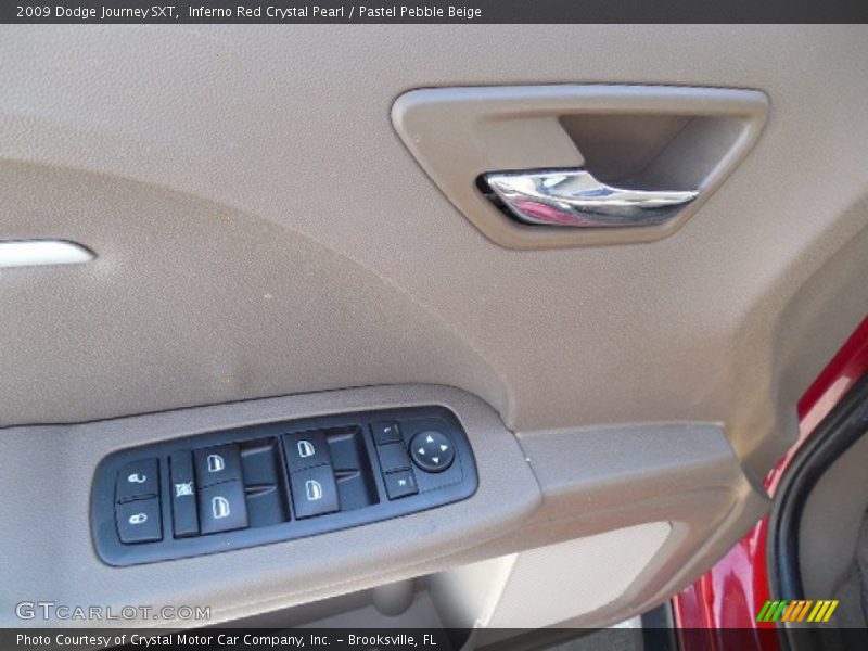 Inferno Red Crystal Pearl / Pastel Pebble Beige 2009 Dodge Journey SXT
