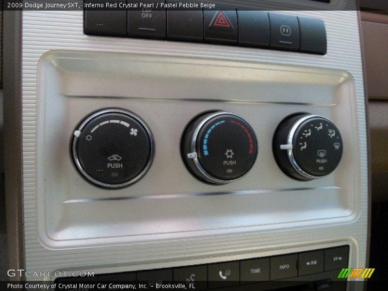 Inferno Red Crystal Pearl / Pastel Pebble Beige 2009 Dodge Journey SXT