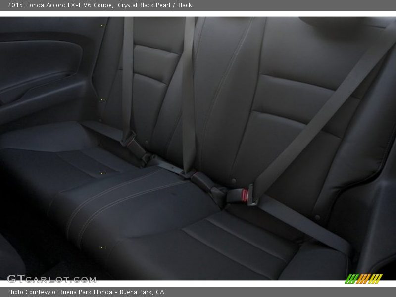 Crystal Black Pearl / Black 2015 Honda Accord EX-L V6 Coupe