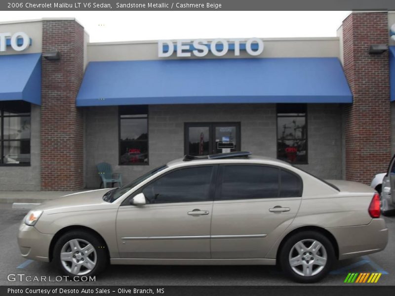 Sandstone Metallic / Cashmere Beige 2006 Chevrolet Malibu LT V6 Sedan