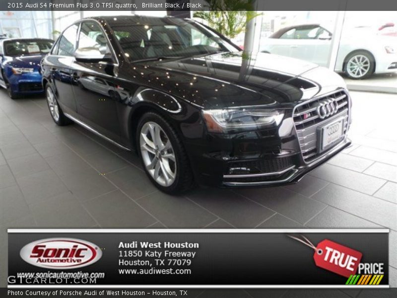 Brilliant Black / Black 2015 Audi S4 Premium Plus 3.0 TFSI quattro