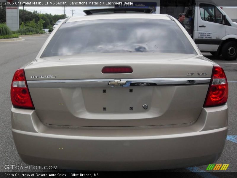 Sandstone Metallic / Cashmere Beige 2006 Chevrolet Malibu LT V6 Sedan