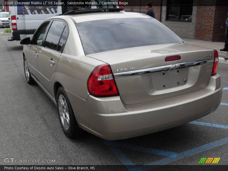 Sandstone Metallic / Cashmere Beige 2006 Chevrolet Malibu LT V6 Sedan