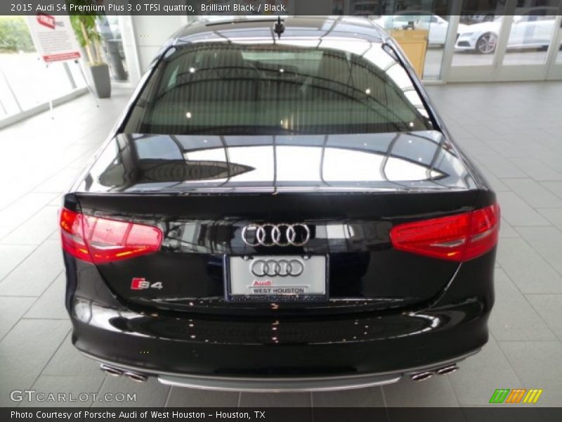 Brilliant Black / Black 2015 Audi S4 Premium Plus 3.0 TFSI quattro