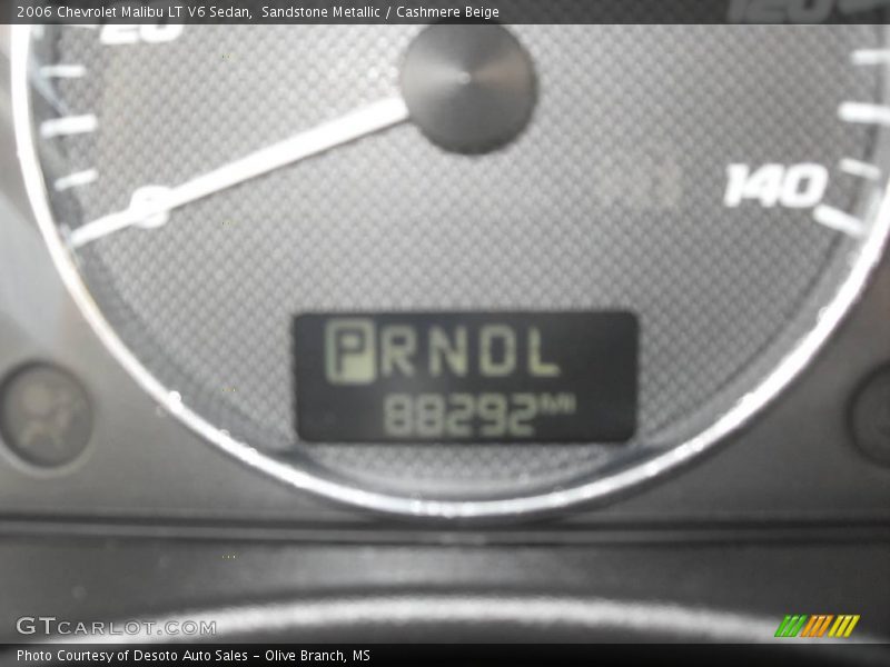Sandstone Metallic / Cashmere Beige 2006 Chevrolet Malibu LT V6 Sedan