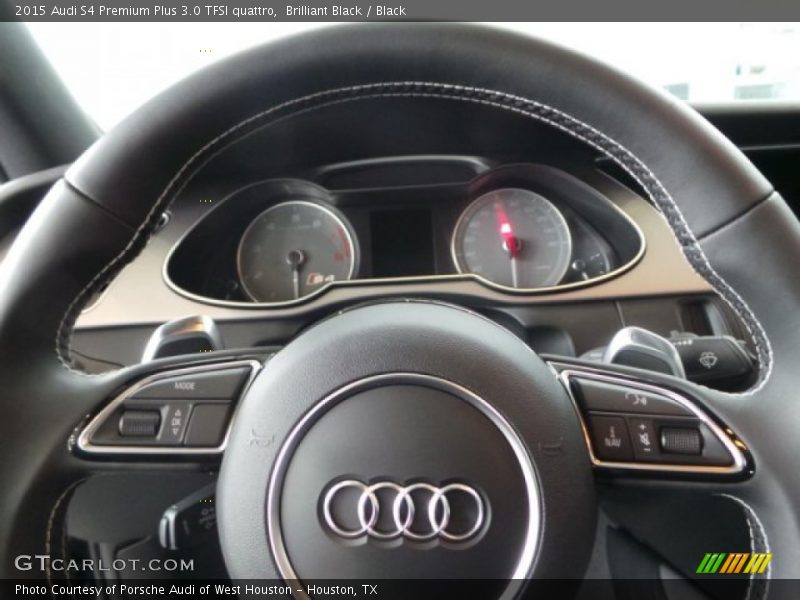 Brilliant Black / Black 2015 Audi S4 Premium Plus 3.0 TFSI quattro