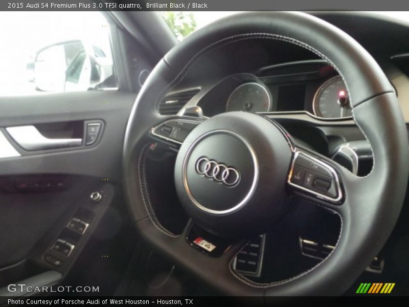Brilliant Black / Black 2015 Audi S4 Premium Plus 3.0 TFSI quattro