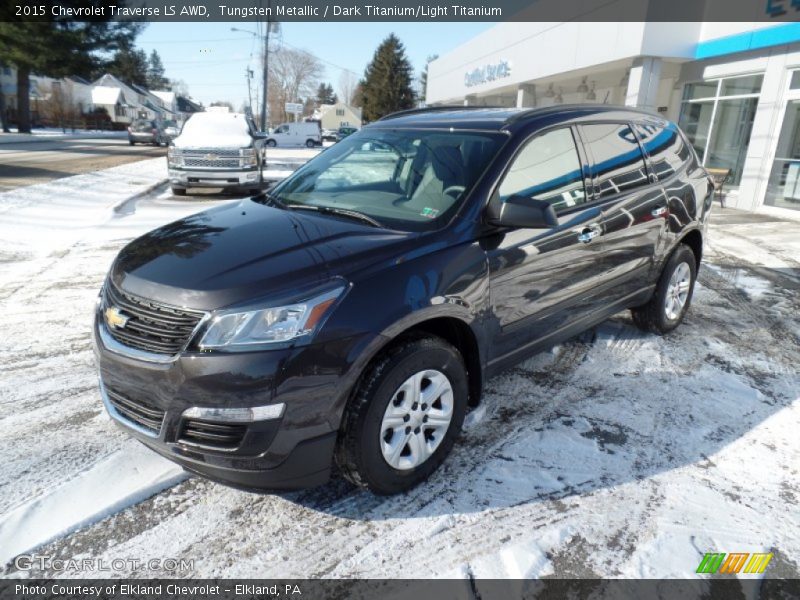 Tungsten Metallic / Dark Titanium/Light Titanium 2015 Chevrolet Traverse LS AWD