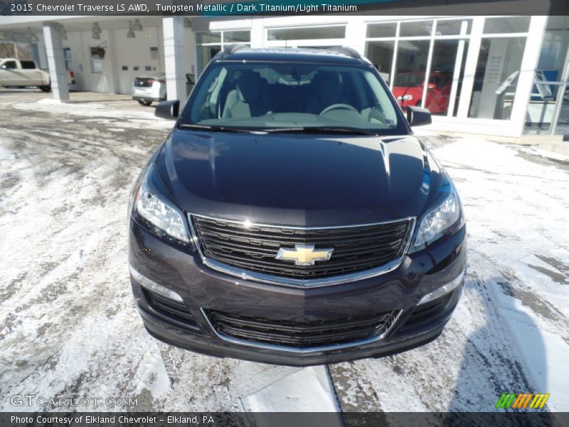 Tungsten Metallic / Dark Titanium/Light Titanium 2015 Chevrolet Traverse LS AWD