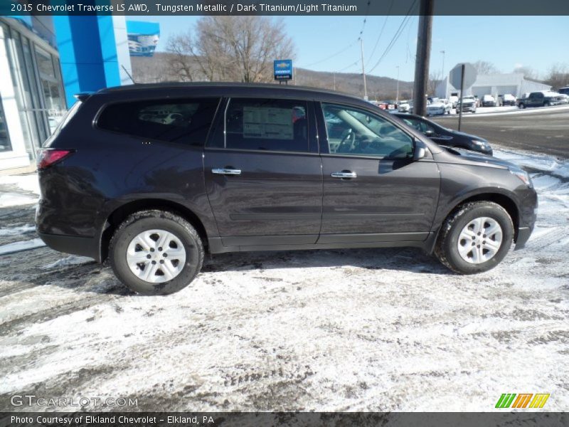 Tungsten Metallic / Dark Titanium/Light Titanium 2015 Chevrolet Traverse LS AWD