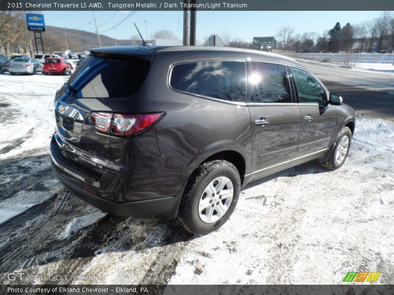Tungsten Metallic / Dark Titanium/Light Titanium 2015 Chevrolet Traverse LS AWD