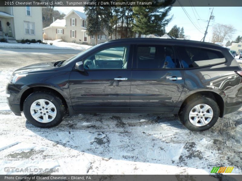 Tungsten Metallic / Dark Titanium/Light Titanium 2015 Chevrolet Traverse LS AWD