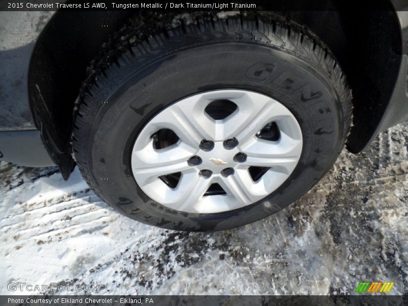 Tungsten Metallic / Dark Titanium/Light Titanium 2015 Chevrolet Traverse LS AWD