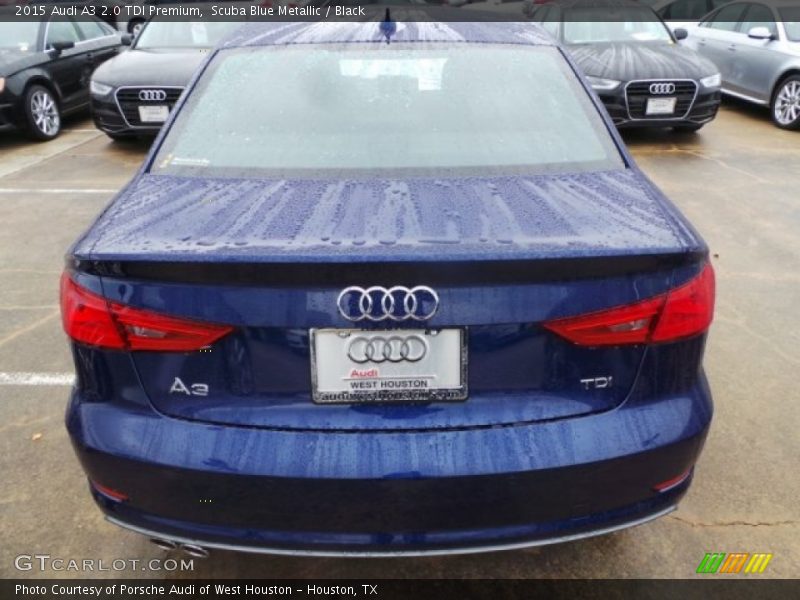 Scuba Blue Metallic / Black 2015 Audi A3 2.0 TDI Premium