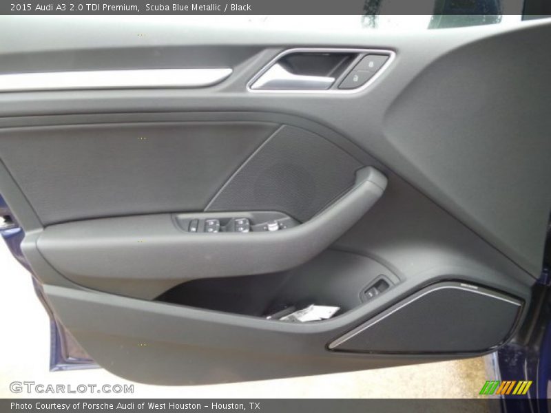 Scuba Blue Metallic / Black 2015 Audi A3 2.0 TDI Premium