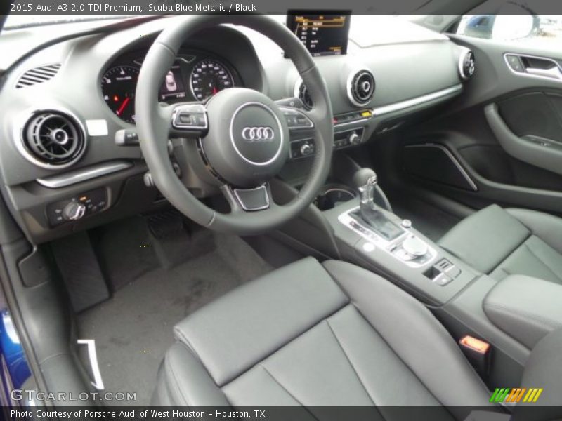 Black Interior - 2015 A3 2.0 TDI Premium 