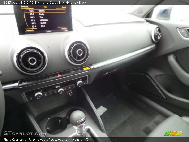 Scuba Blue Metallic / Black 2015 Audi A3 2.0 TDI Premium