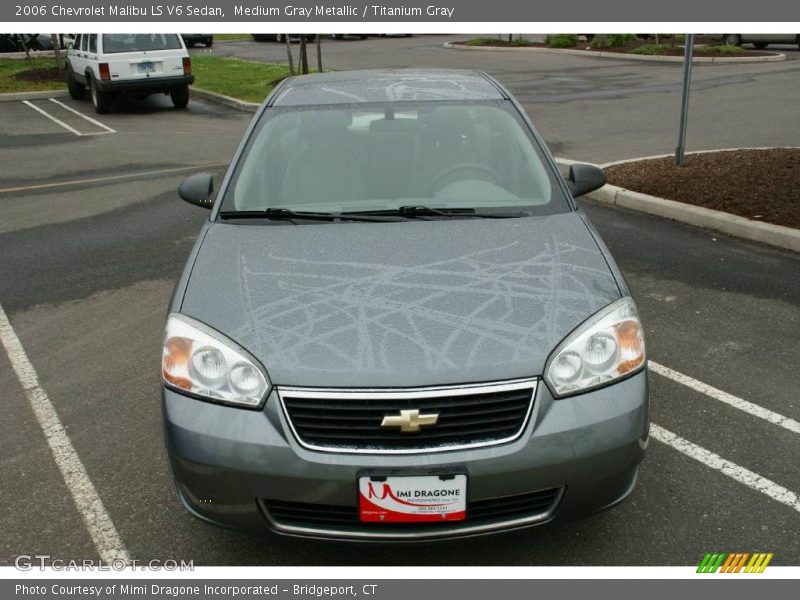 Medium Gray Metallic / Titanium Gray 2006 Chevrolet Malibu LS V6 Sedan