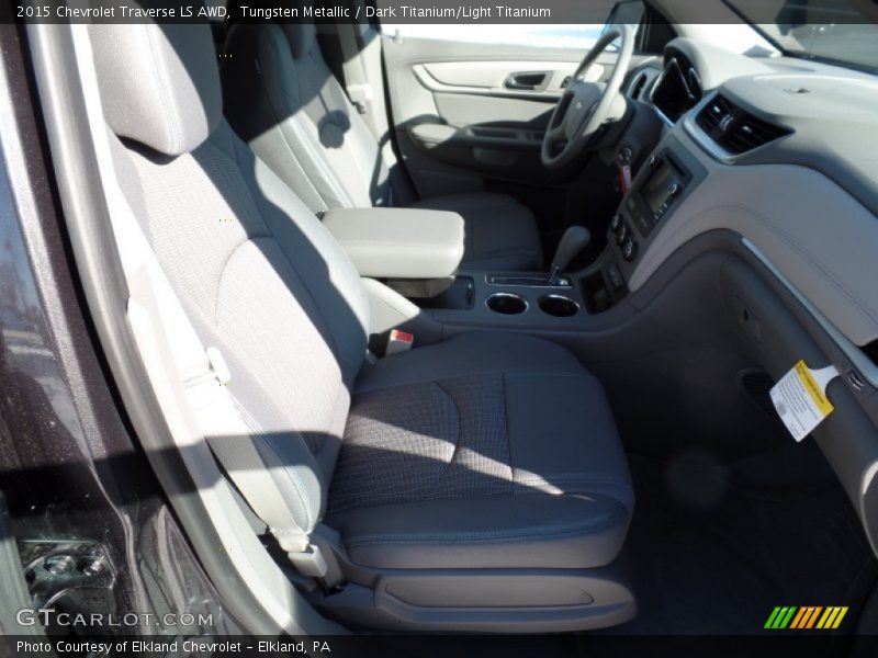 Tungsten Metallic / Dark Titanium/Light Titanium 2015 Chevrolet Traverse LS AWD