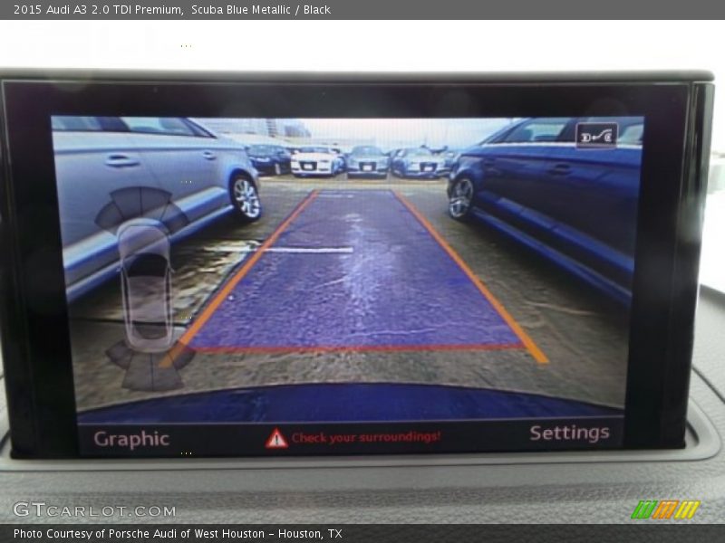 Scuba Blue Metallic / Black 2015 Audi A3 2.0 TDI Premium