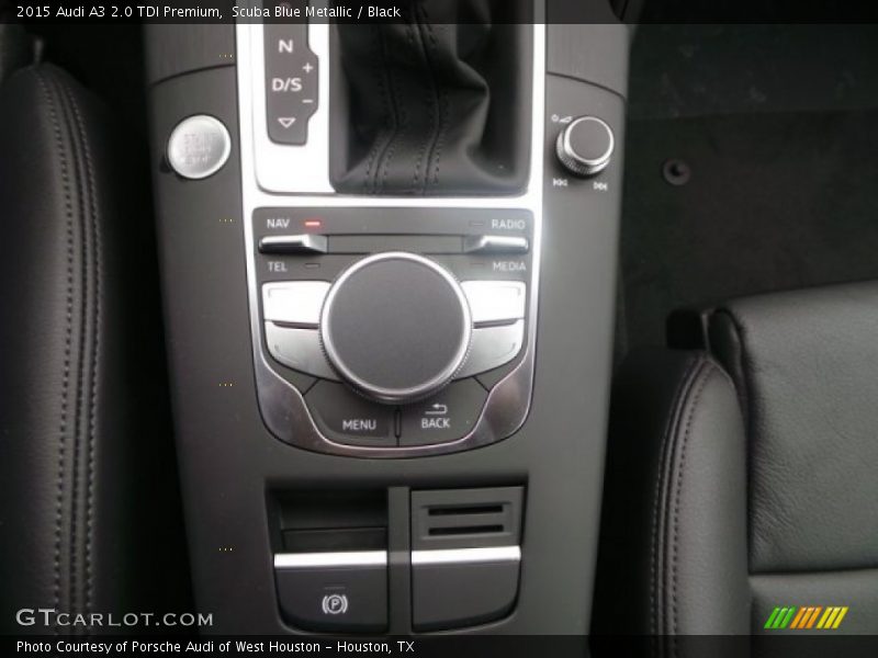Scuba Blue Metallic / Black 2015 Audi A3 2.0 TDI Premium
