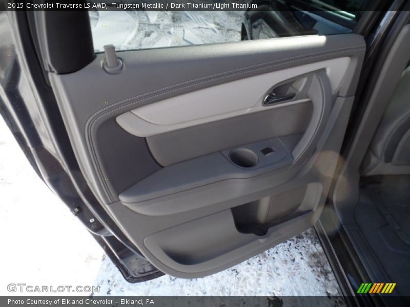 Tungsten Metallic / Dark Titanium/Light Titanium 2015 Chevrolet Traverse LS AWD