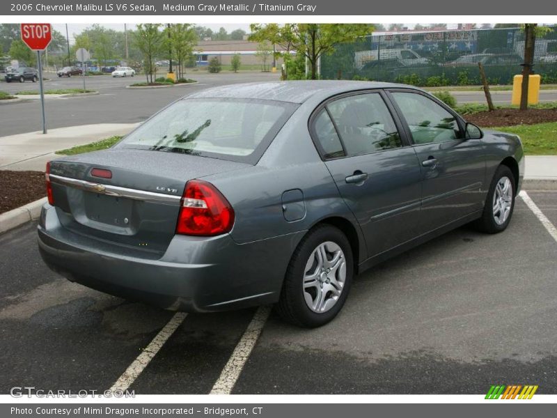Medium Gray Metallic / Titanium Gray 2006 Chevrolet Malibu LS V6 Sedan