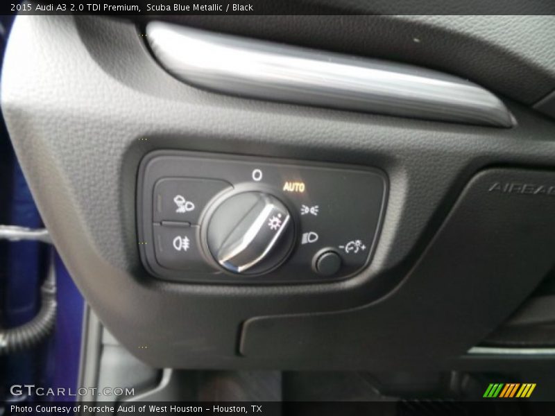 Scuba Blue Metallic / Black 2015 Audi A3 2.0 TDI Premium