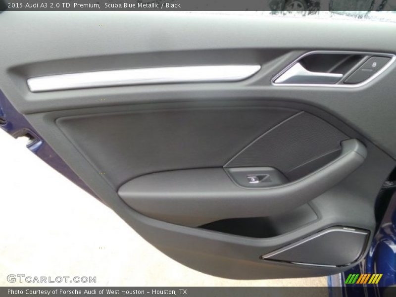 Scuba Blue Metallic / Black 2015 Audi A3 2.0 TDI Premium