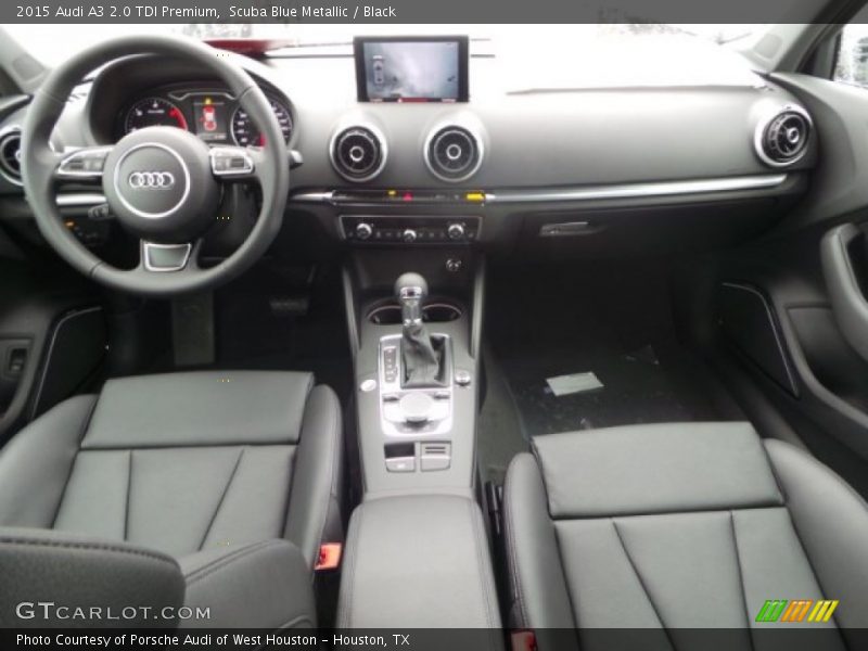 Scuba Blue Metallic / Black 2015 Audi A3 2.0 TDI Premium