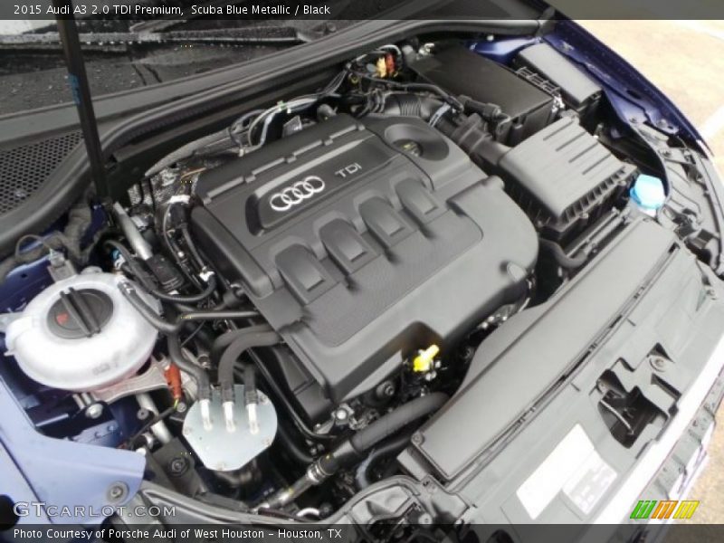  2015 A3 2.0 TDI Premium Engine - 2.0 Liter TDI DOHC 16-Valve Turbo-Diesel 4 Cylinder