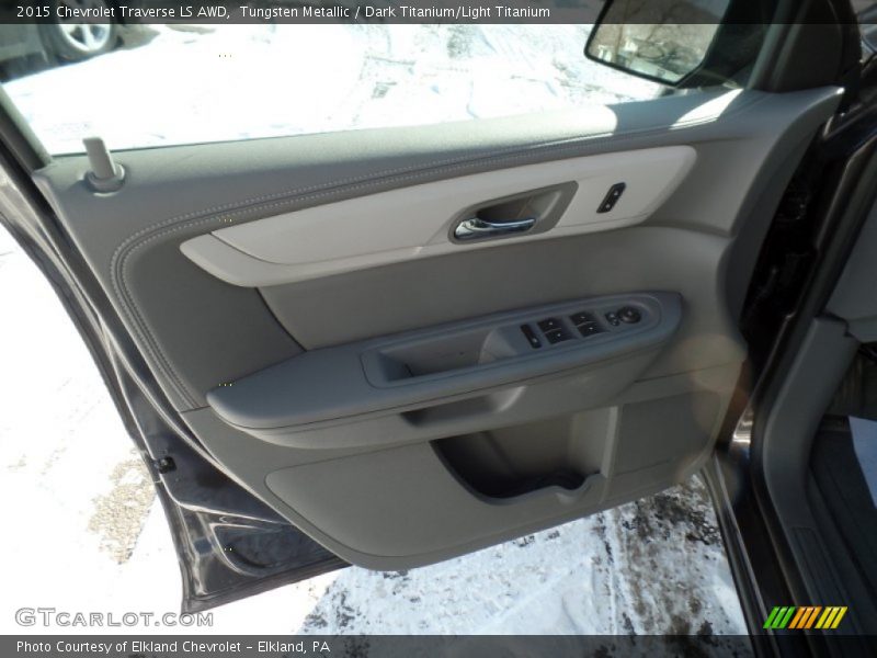 Tungsten Metallic / Dark Titanium/Light Titanium 2015 Chevrolet Traverse LS AWD
