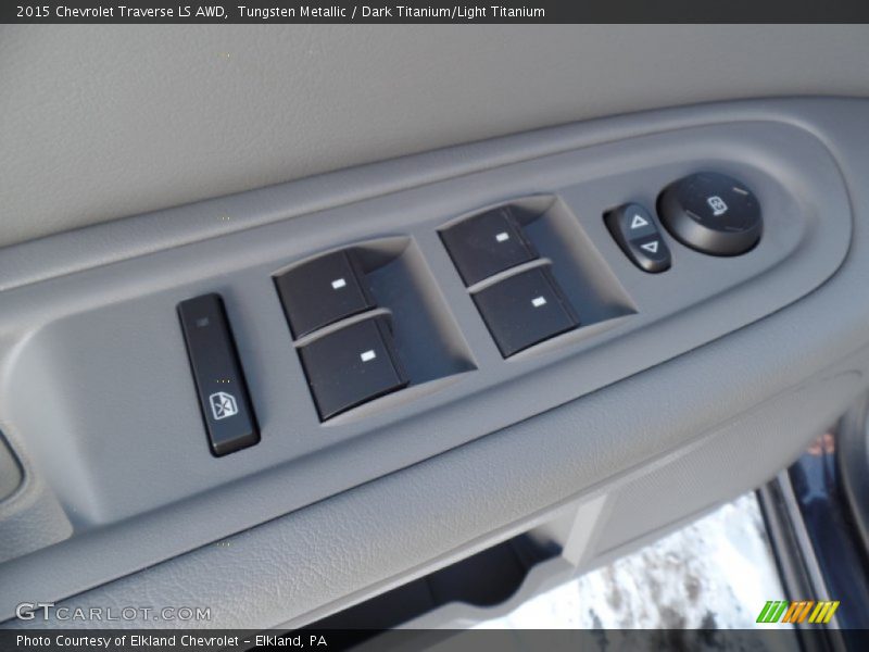 Tungsten Metallic / Dark Titanium/Light Titanium 2015 Chevrolet Traverse LS AWD