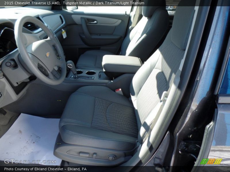 Tungsten Metallic / Dark Titanium/Light Titanium 2015 Chevrolet Traverse LS AWD