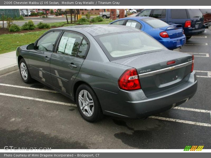 Medium Gray Metallic / Titanium Gray 2006 Chevrolet Malibu LS V6 Sedan