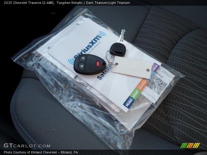 Tungsten Metallic / Dark Titanium/Light Titanium 2015 Chevrolet Traverse LS AWD