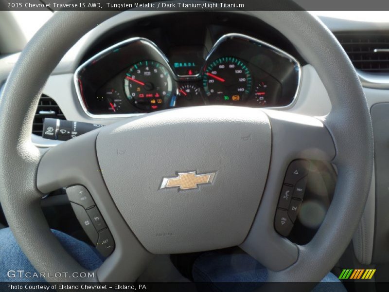 Tungsten Metallic / Dark Titanium/Light Titanium 2015 Chevrolet Traverse LS AWD