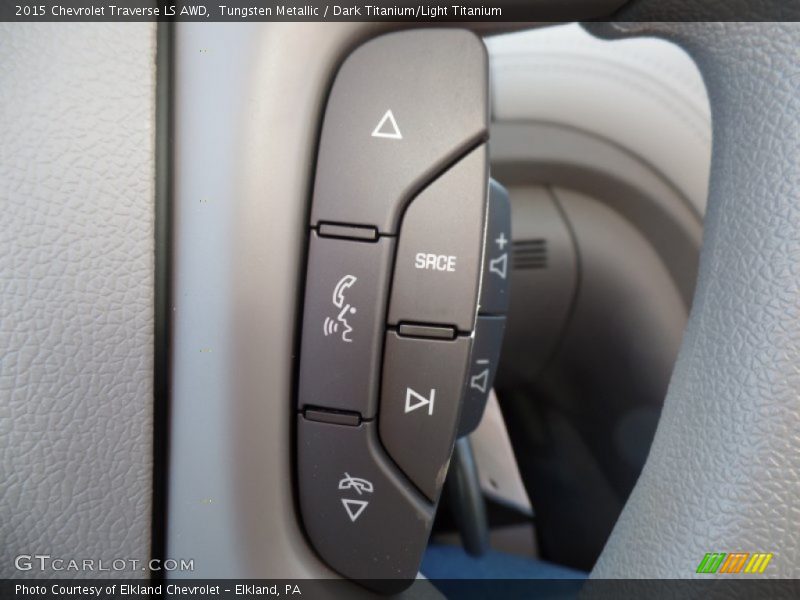 Tungsten Metallic / Dark Titanium/Light Titanium 2015 Chevrolet Traverse LS AWD
