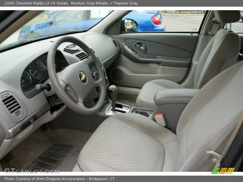 Medium Gray Metallic / Titanium Gray 2006 Chevrolet Malibu LS V6 Sedan