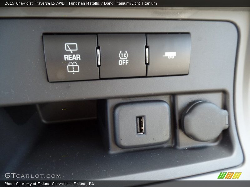 Tungsten Metallic / Dark Titanium/Light Titanium 2015 Chevrolet Traverse LS AWD