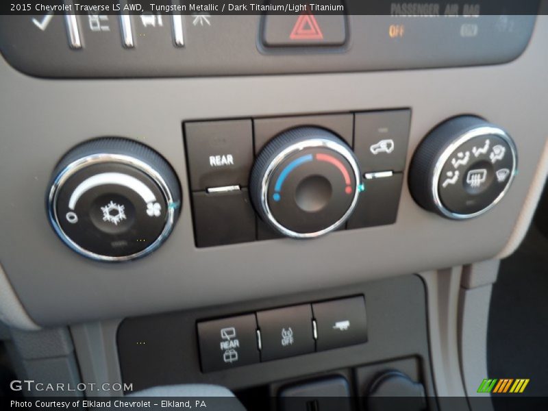 Tungsten Metallic / Dark Titanium/Light Titanium 2015 Chevrolet Traverse LS AWD
