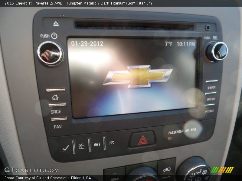 Tungsten Metallic / Dark Titanium/Light Titanium 2015 Chevrolet Traverse LS AWD