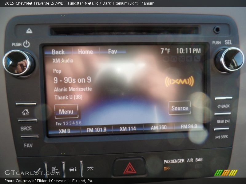 Tungsten Metallic / Dark Titanium/Light Titanium 2015 Chevrolet Traverse LS AWD