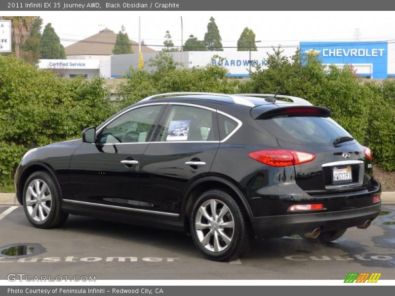 Black Obsidian / Graphite 2011 Infiniti EX 35 Journey AWD