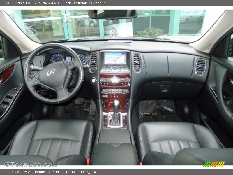 Black Obsidian / Graphite 2011 Infiniti EX 35 Journey AWD