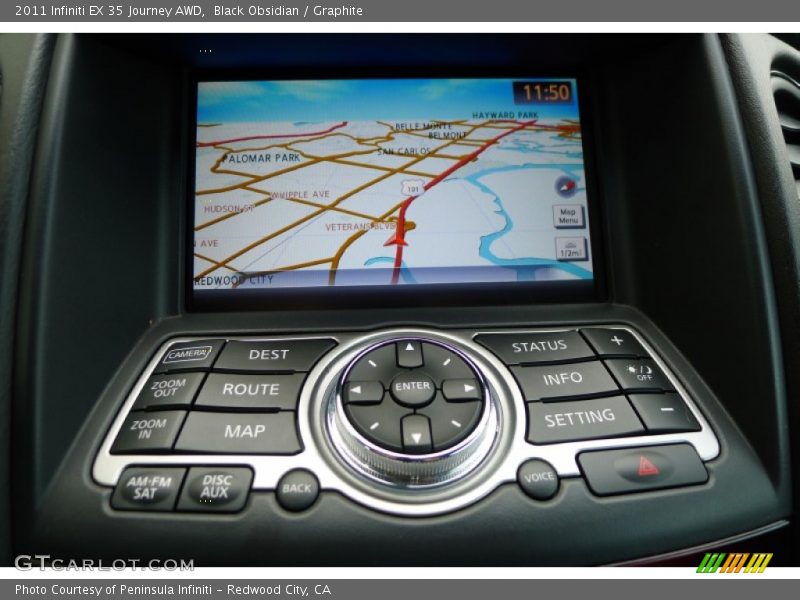 Black Obsidian / Graphite 2011 Infiniti EX 35 Journey AWD
